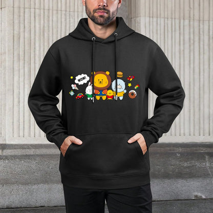 IPBR 250g Hooded Pocket Sweatshirt Front GraphicMen's Hooded  Sweatshirt4000767