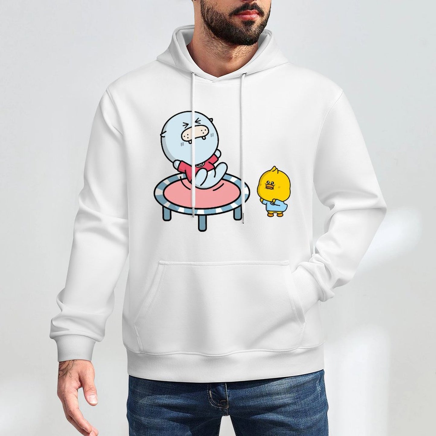 Easy-Care EssentialFit Front Graphic Hoodies