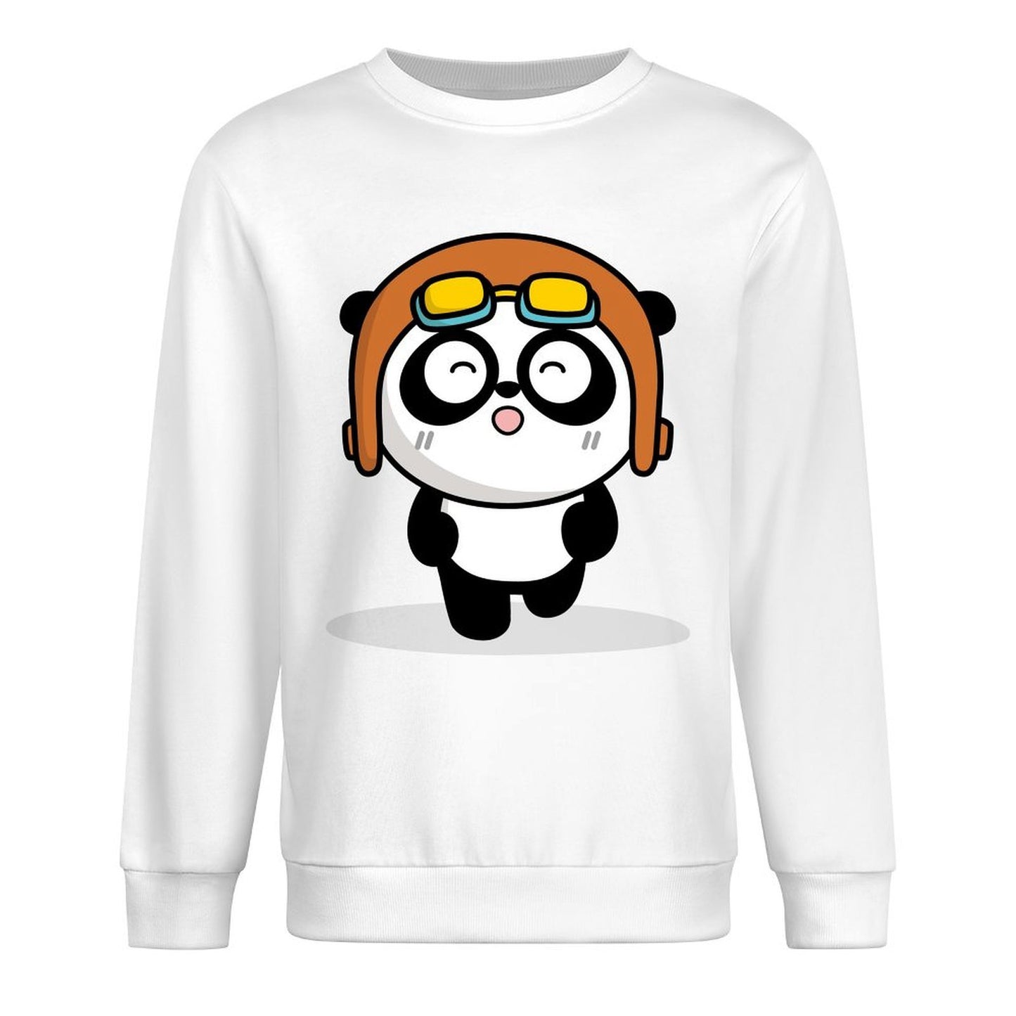 Front Patterned Long Sleeve TopFade-Proof StreetStyle