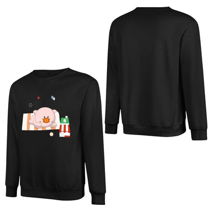 Front Patterned Long Sleeve TopNatural ClassicStyle