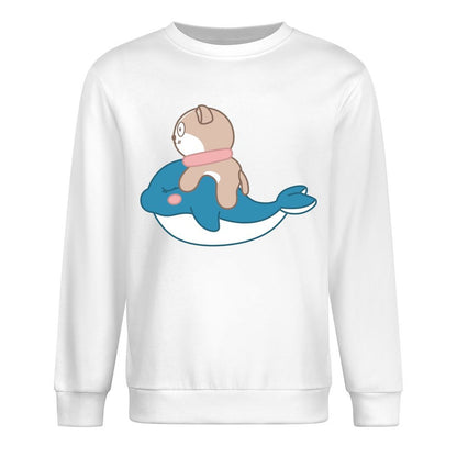 Front Patterned Long Sleeve TopUnisex Neat