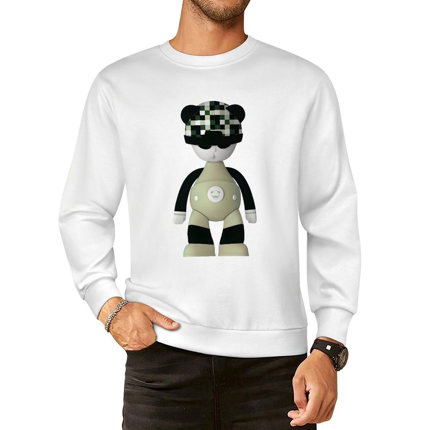 Long Sleeve With Front PatternWrinkle-Free Refined