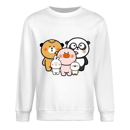 Front Patterned Long Sleeve TopSoftTouch Print-Ready