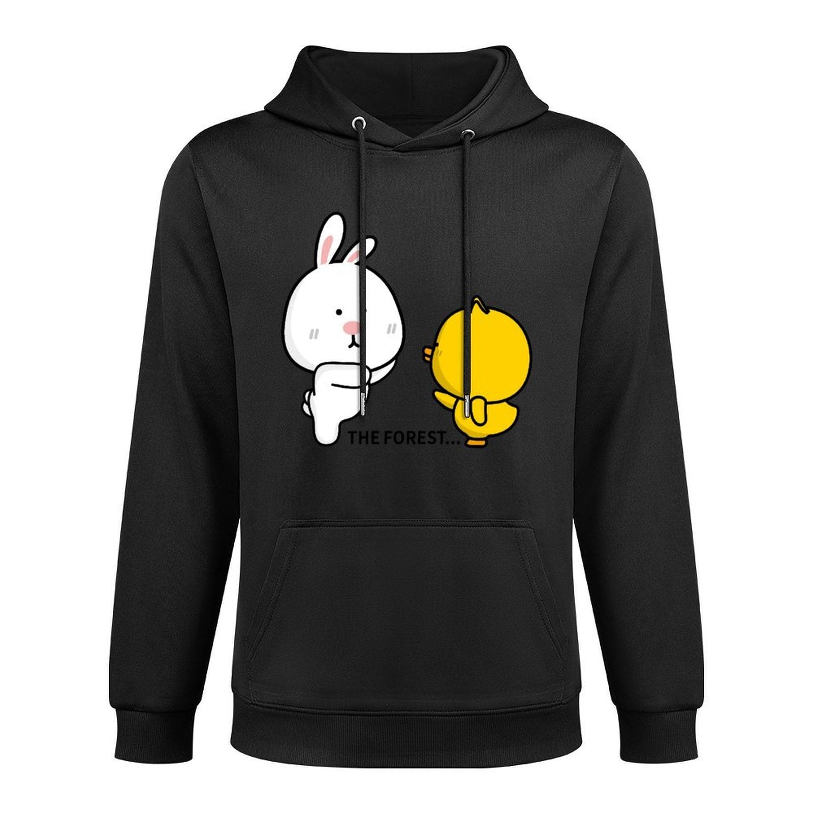 Crisp Print Colorfast Front Graphic Hoodies