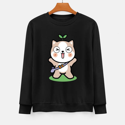  Front Patterned Long Sleeve TopStreetStyle Edition