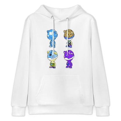 Hoodie Front PatternSolid Active