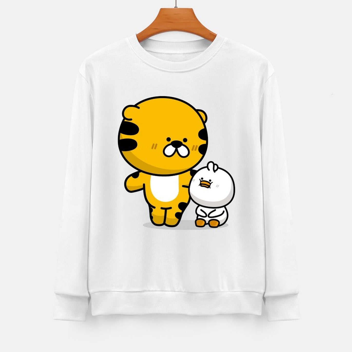 Front Patterned Long Sleeve TopVibrant Colors Street