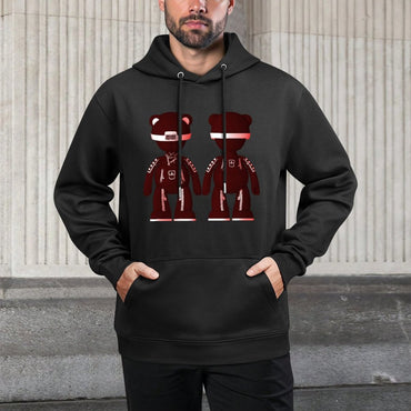 IPIB 250g Hooded Pocket Sweatshirt Front GraphicMen's Hooded  Sweatshirt6000093-3