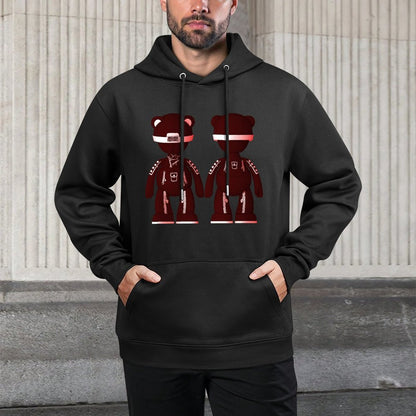 IPIB 250g Hooded Pocket Sweatshirt Front GraphicMen's Hooded  Sweatshirt6000093-3