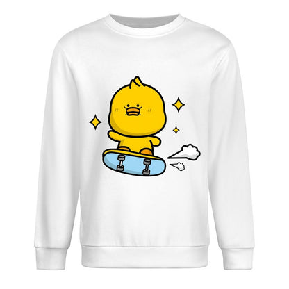 Front Patterned Long Sleeve TopFade-Proof ComfortLine