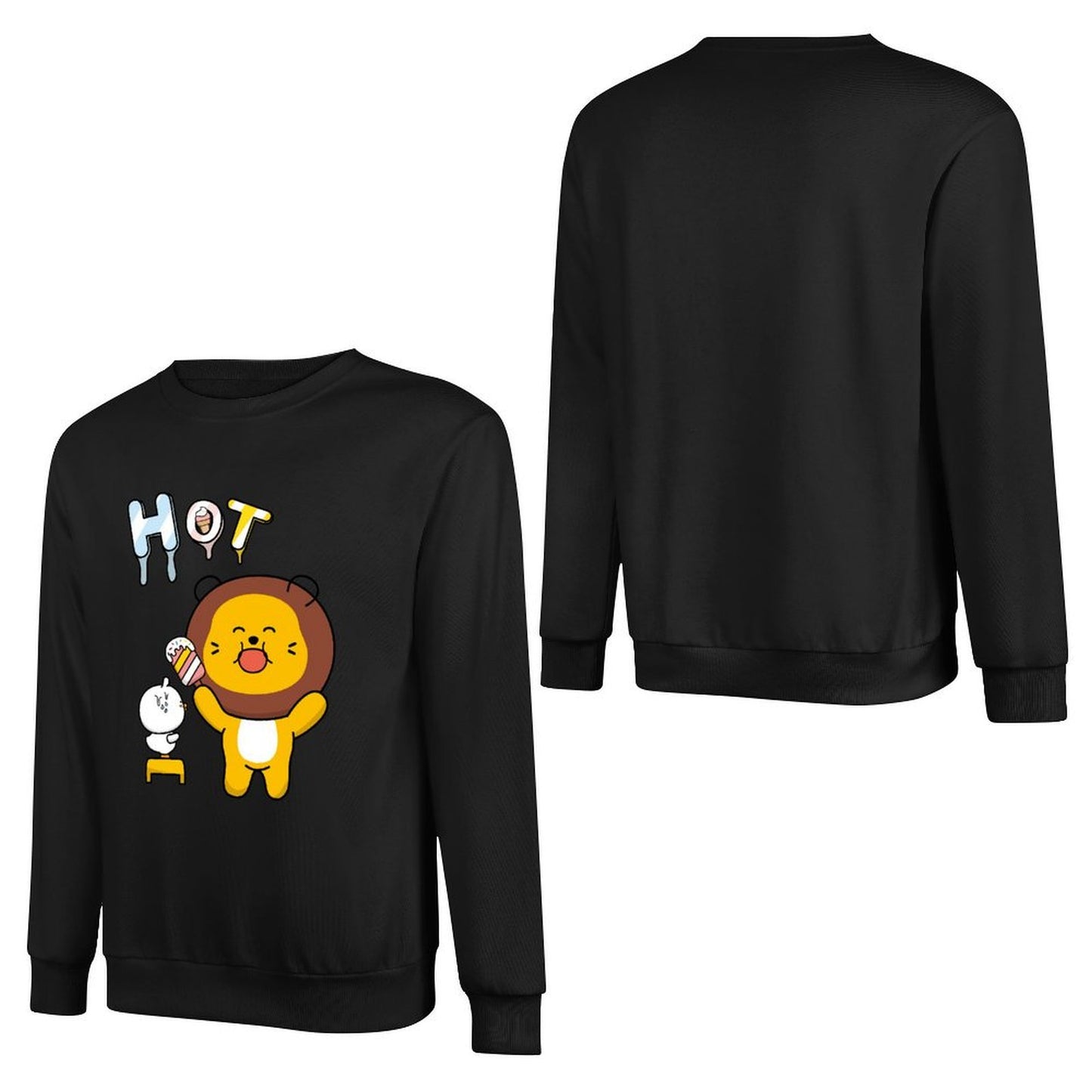 IPBR 250g Crew Neck Long Sleeve Sweatshirt Front GraphicCrew Neck Long Sleeve Sweatshirt4000970
