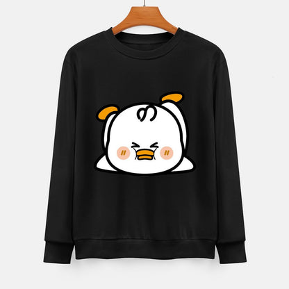  Front Patterned Long Sleeve TopClean Edges Solid