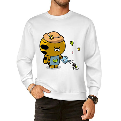 Front Patterned Long Sleeve TopUrban Heat-Transfer