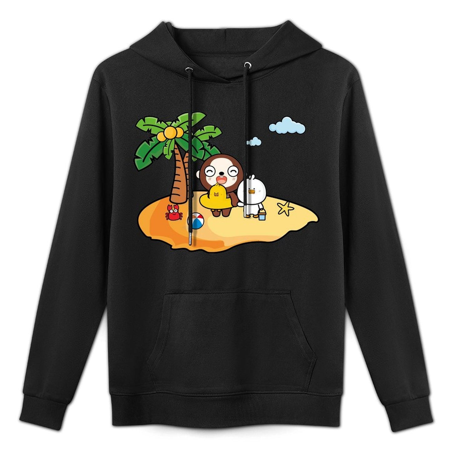 RelaxFit Moisture-Wicking Front Graphic Hoodies