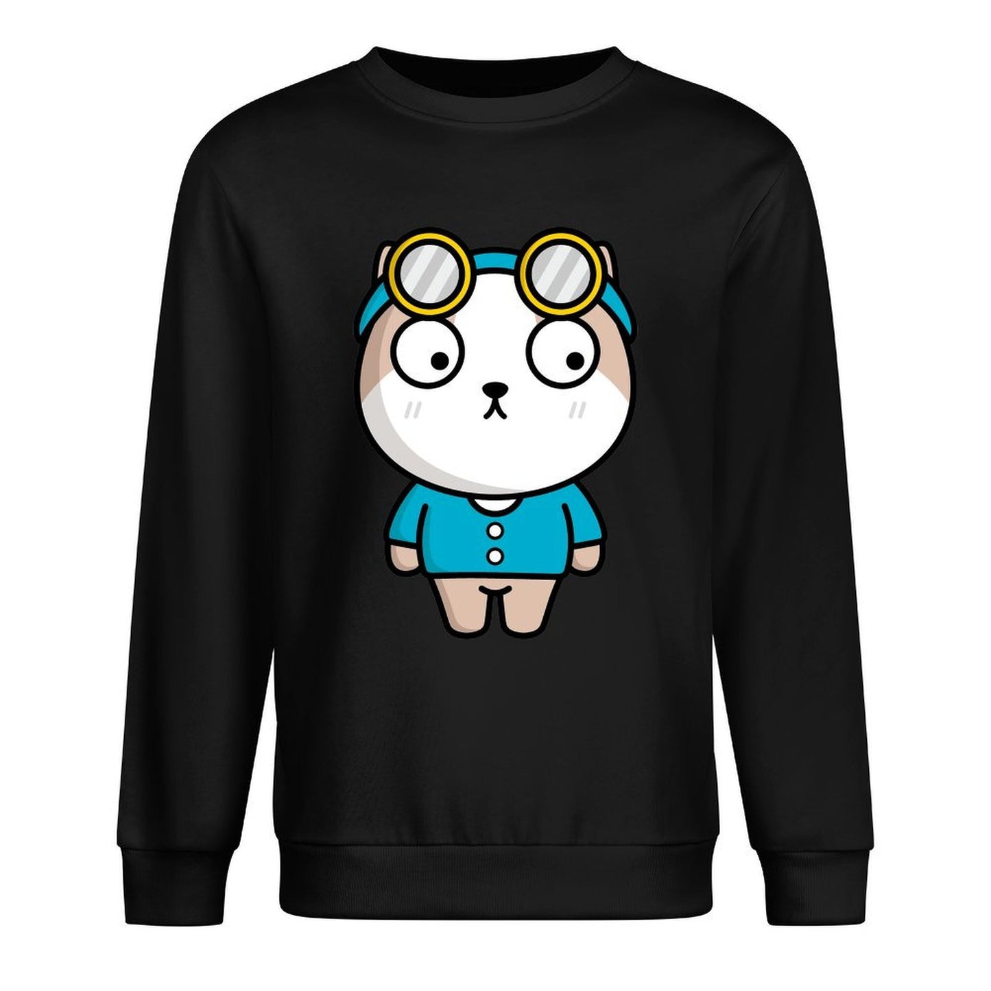 Front Patterned Long Sleeve TopPrint-Ready Urban