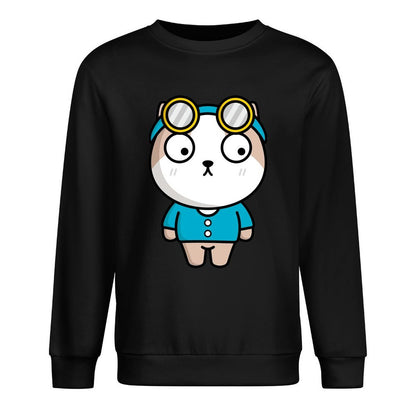 Front Patterned Long Sleeve TopPrint-Ready Urban