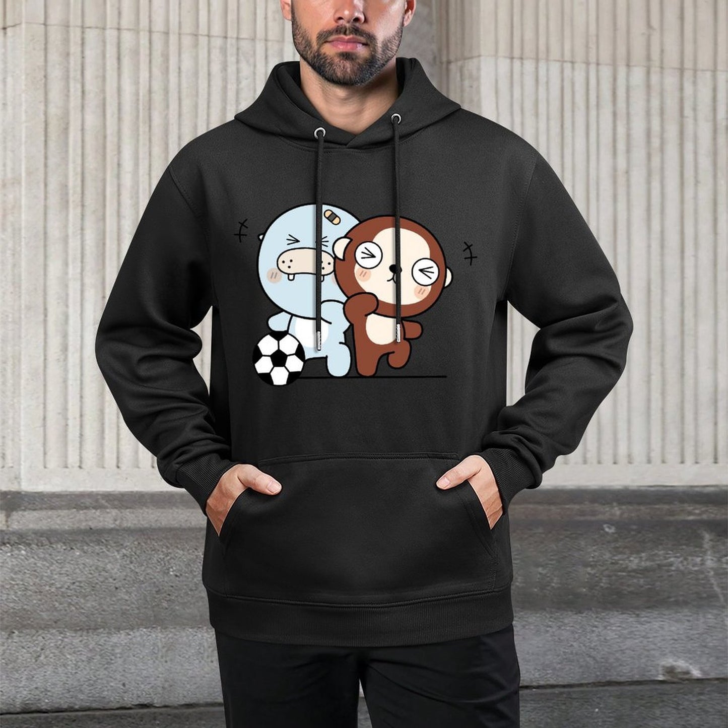 EssentialFit Heavyweight Front Graphic Hoodies