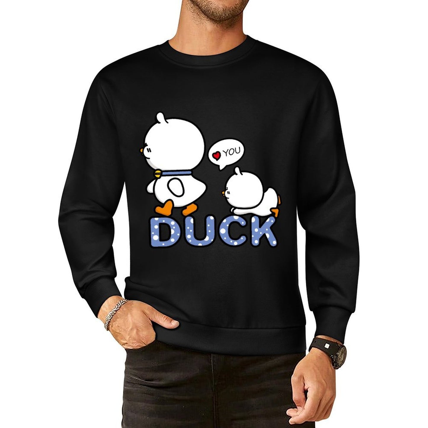 Front Patterned Long Sleeve TopTimeless Colorfast