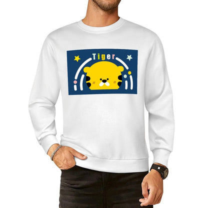 Front Patterned Long Sleeve TopSoftFeel Modern