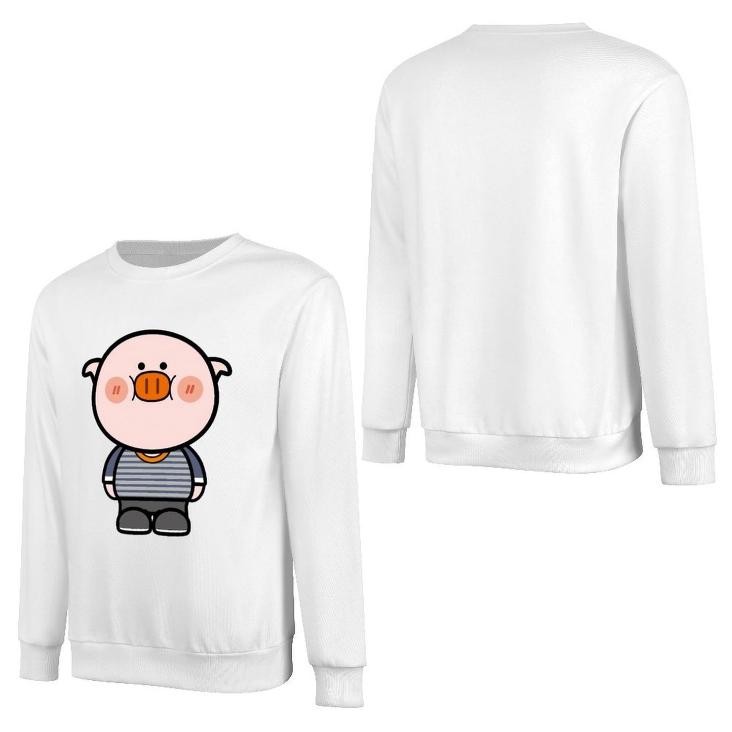 Front Patterned Long Sleeve TopTimeless Retro