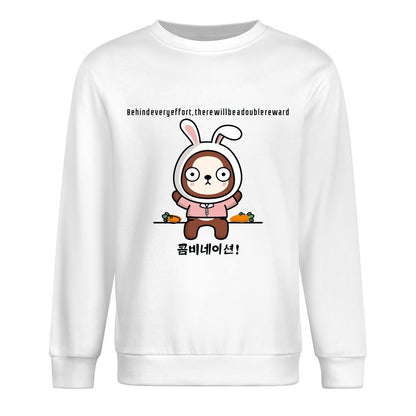 Front Patterned Long Sleeve TopCleanCut Natural