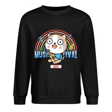 Front Patterned Long Sleeve TopBold Sleek