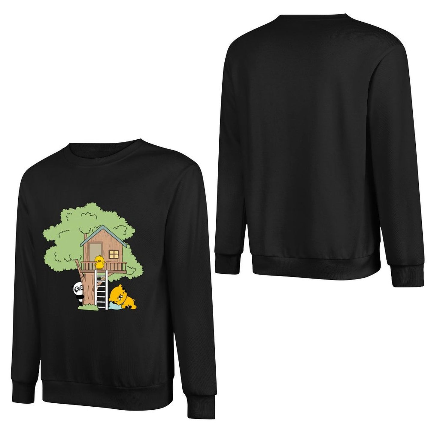 Front Patterned Long Sleeve TopOriginal Heat-Transfer