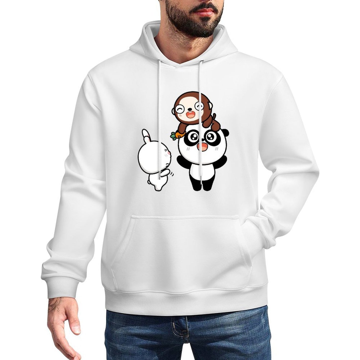 IPBR 250g Hooded Pocket Sweatshirt Front GraphicMen's Hooded  Sweatshirt4001538