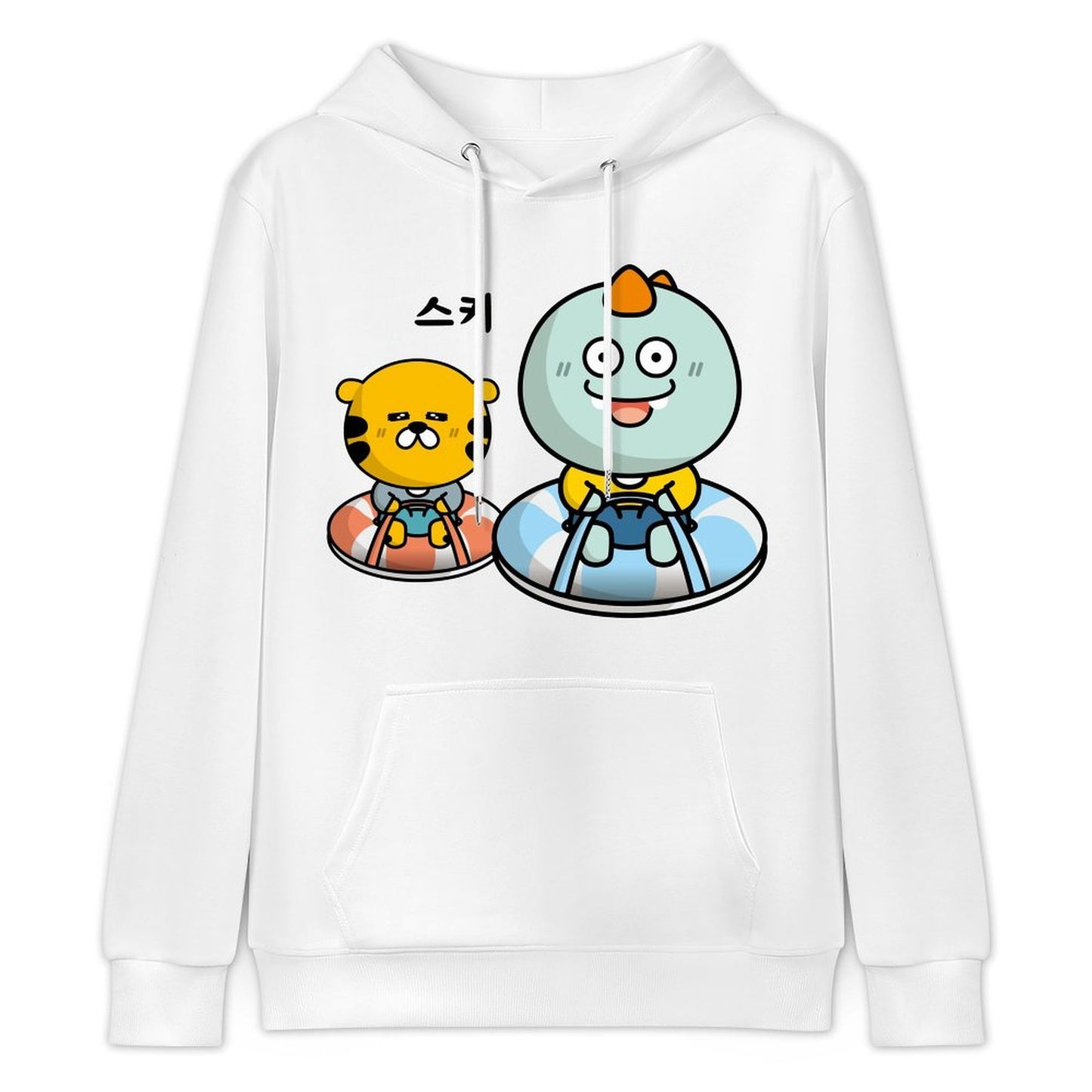 Printed Retro Front Graphic Hoodies