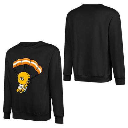 Front Patterned Long Sleeve TopTimelessStyle Relaxed Fit