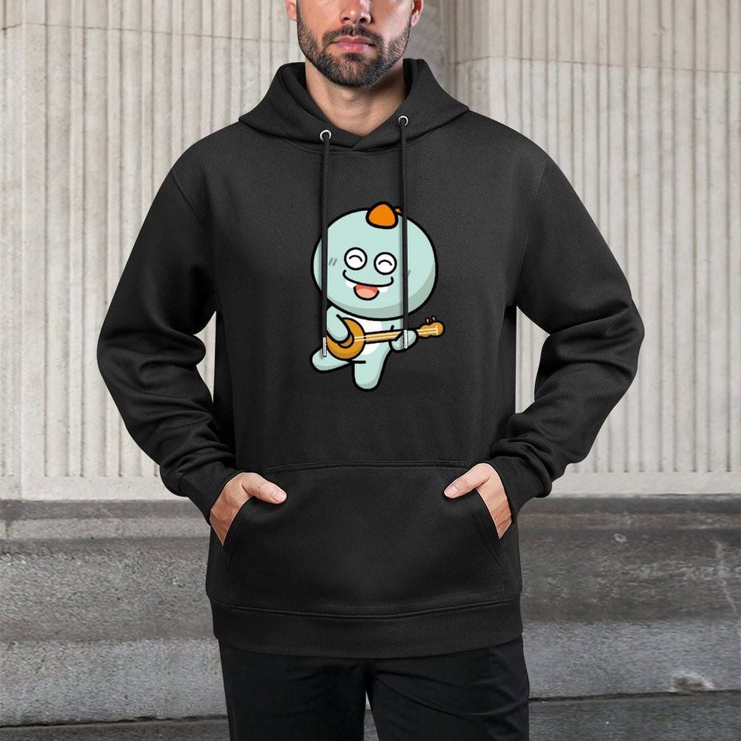 Relaxed Fit High-Quality Front Graphic Hoodies