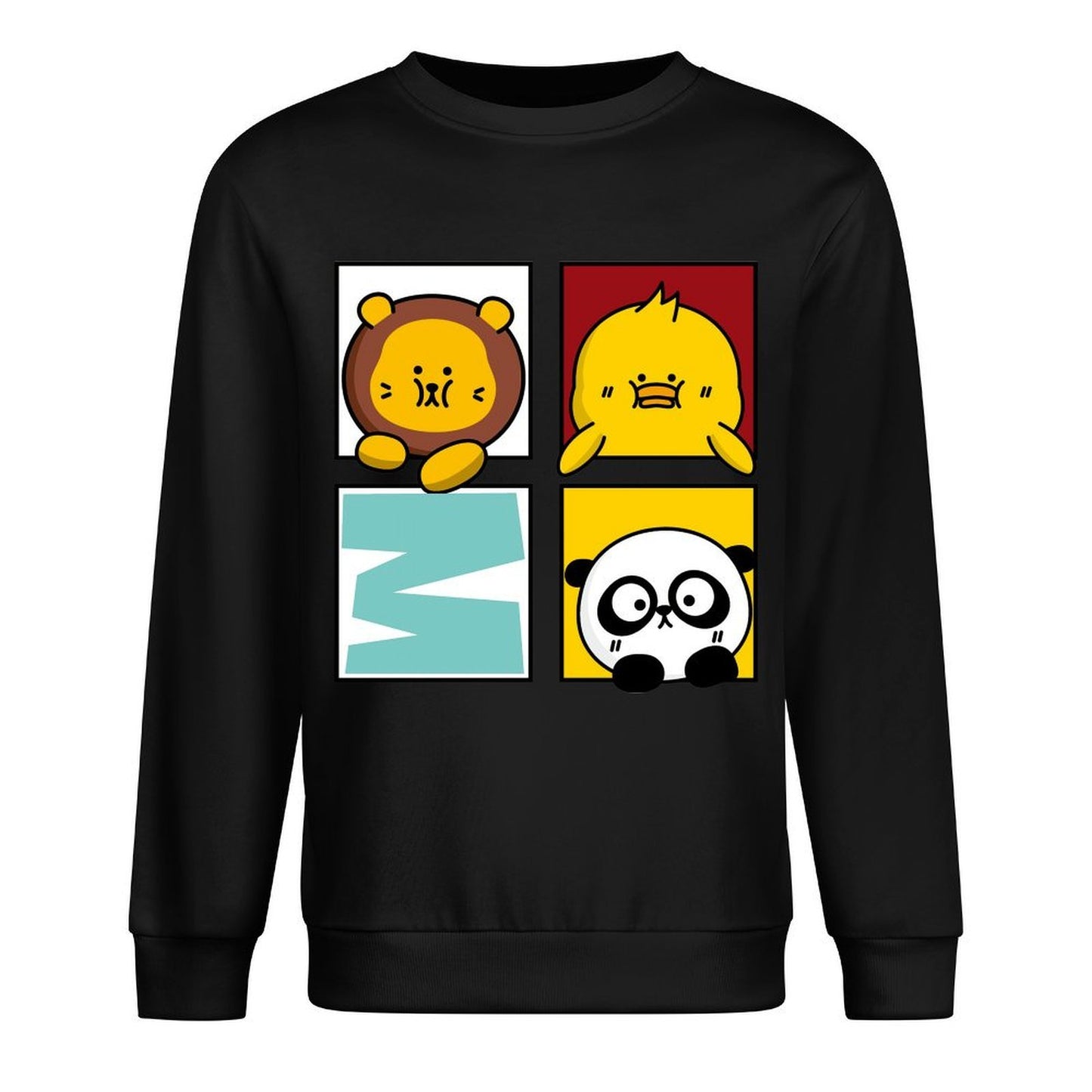 Front Patterned Long Sleeve TopPure Studio