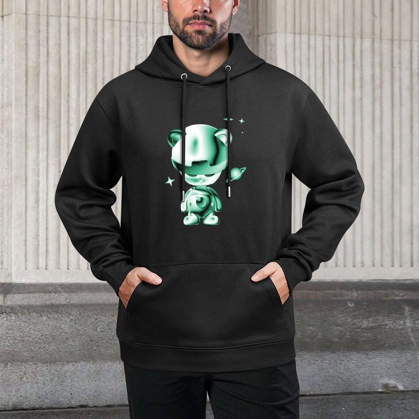 Hoodie Front PatternOn-Demand Tear-Resistant