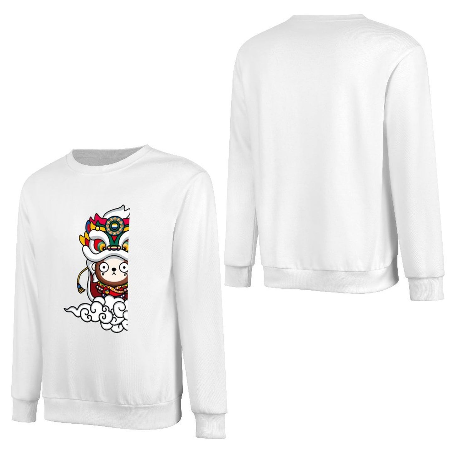 Front Patterned Long Sleeve TopHeritage On-Demand