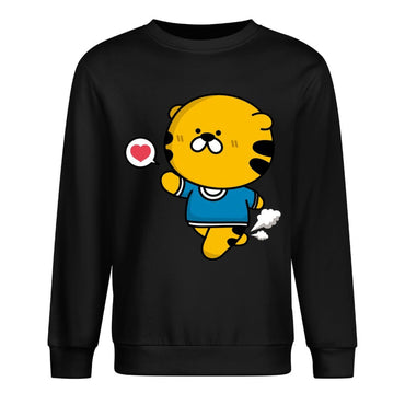 Front Patterned Long Sleeve TopDurable ComfortLine