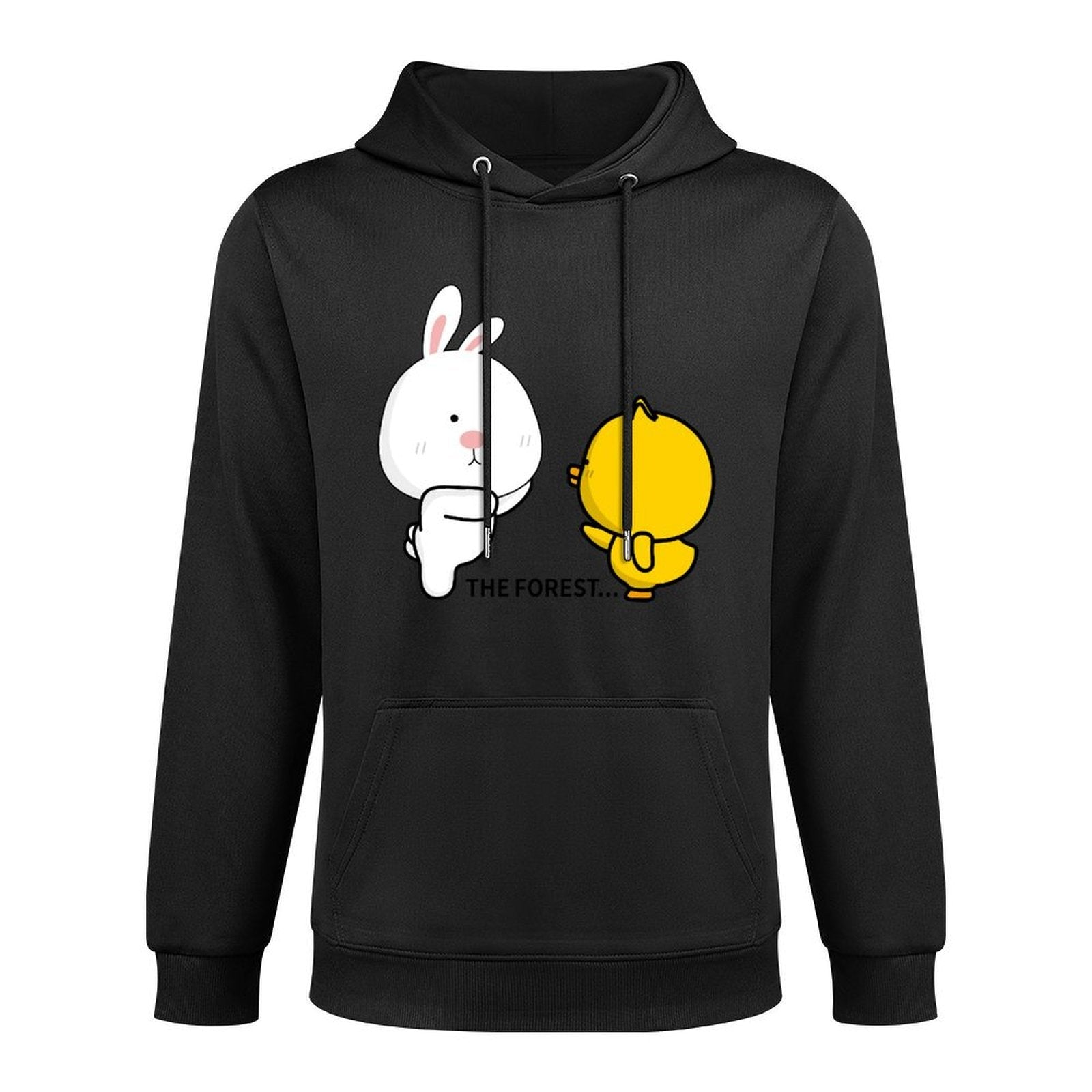 DailyFit Minimal Front Graphic Hoodies