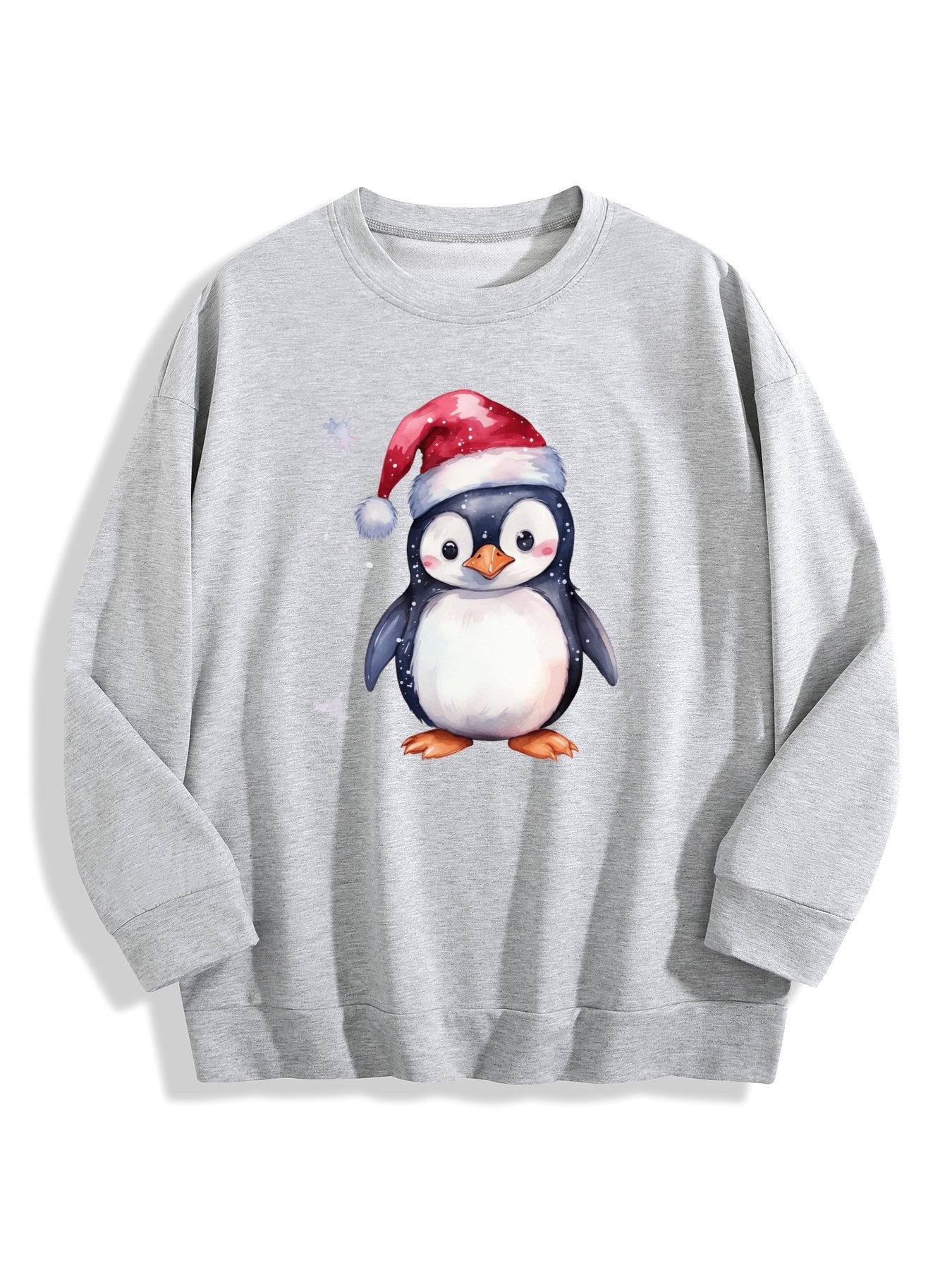 Customized Christmas-themed hoodies are available pengunin