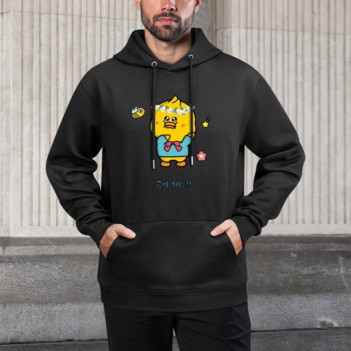 Tear-Resistant StreetFit Front Graphic Hoodies