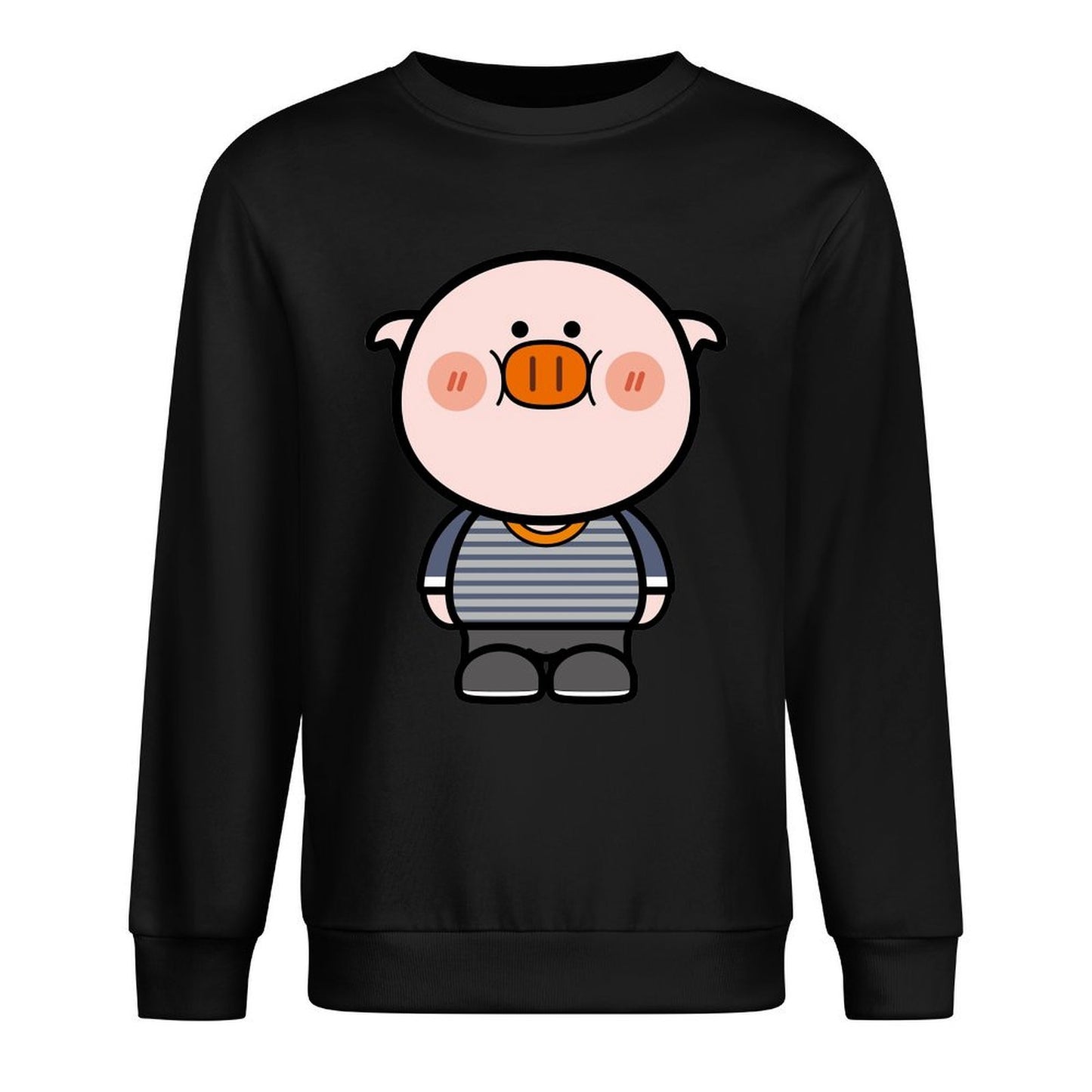 Front Patterned Long Sleeve TopTimeless Retro