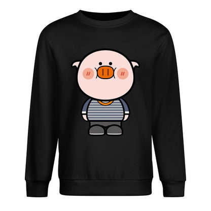 Front Patterned Long Sleeve TopTimeless Retro