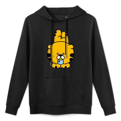 Crew Neck Standard Front Graphic Hoodies