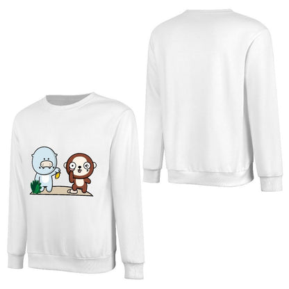 Front Patterned Long Sleeve TopPureStyle ComfortLine