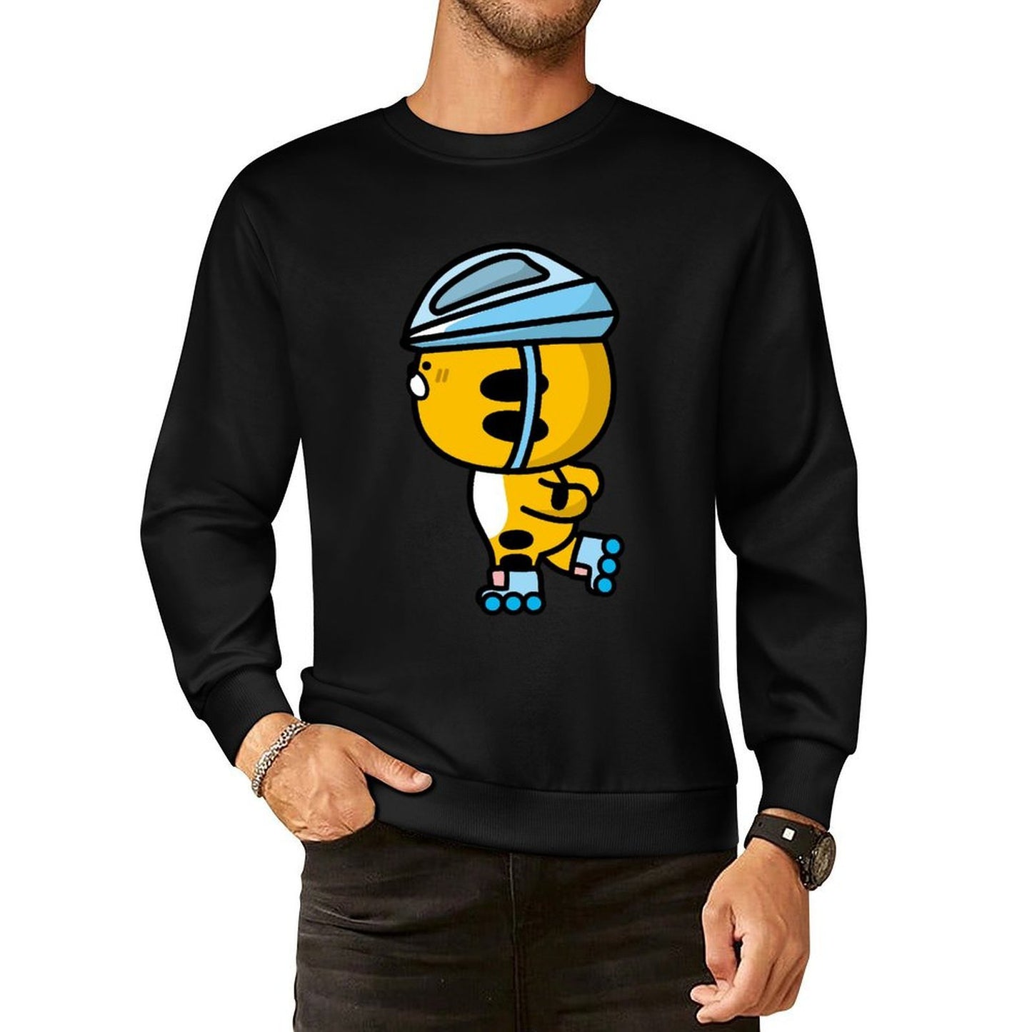 IPBR 250g Crew Neck Long Sleeve Sweatshirt Front GraphicCrew Neck Long Sleeve Sweatshirt4000059