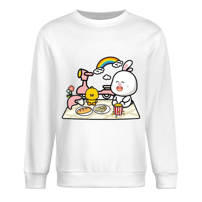 Front Patterned Long Sleeve TopDurable Sport