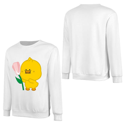 Front Patterned Long Sleeve Top100% Cotton Clean