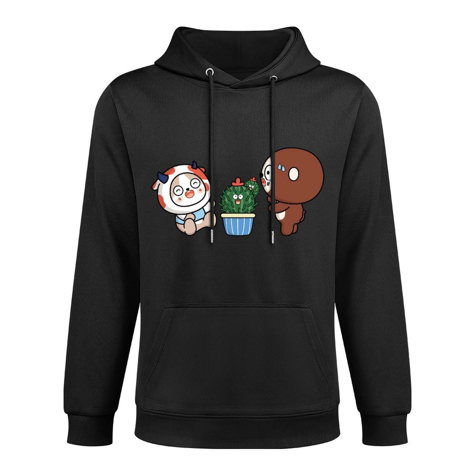 Easy-Care Vibrant Colors Front Graphic Hoodies