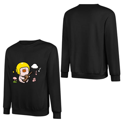 Front Patterned Long Sleeve TopLightweight StreetFit