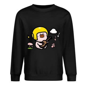 Front Patterned Long Sleeve TopAllSeason LooseFit