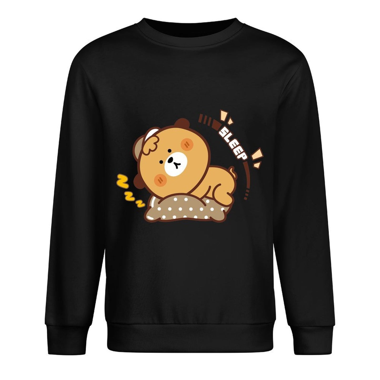 Front Patterned Long Sleeve TopPremium Finish Fade-Resistant