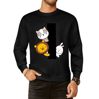 Front Patterned Long Sleeve TopHeavyweight Timeless